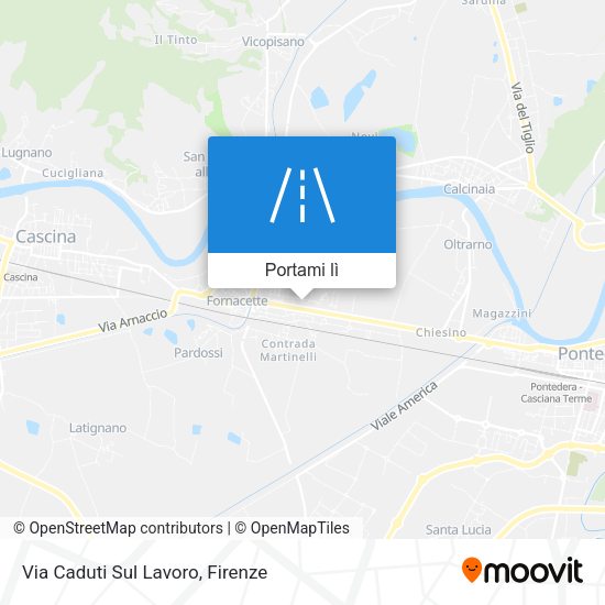 Mappa Via Caduti Sul Lavoro