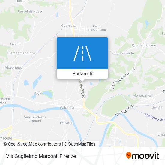 Mappa Via Guglielmo Marconi