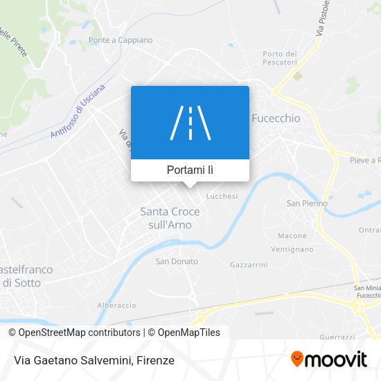 Mappa Via Gaetano Salvemini