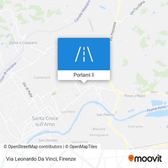 Mappa Via Leonardo Da Vinci