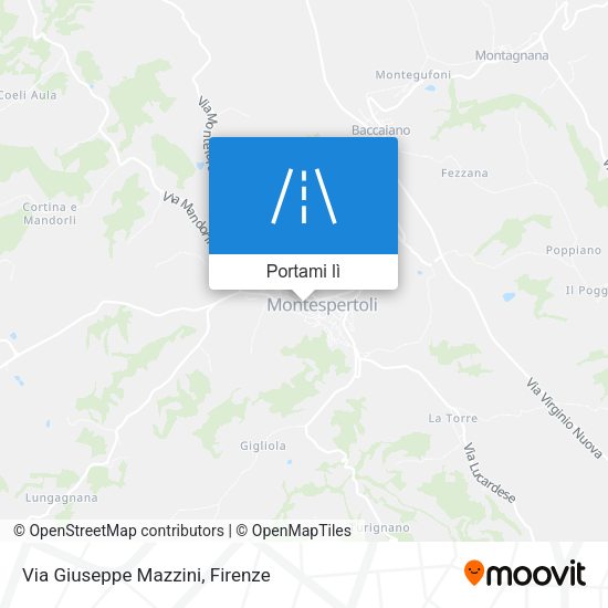 Mappa Via Giuseppe Mazzini