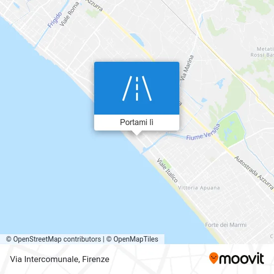 Mappa Via Intercomunale