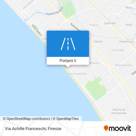 Mappa Via Achille Franceschi