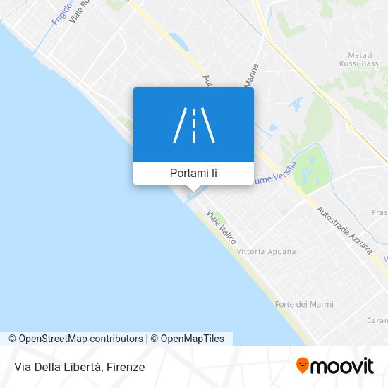 Mappa Via Della Libertà