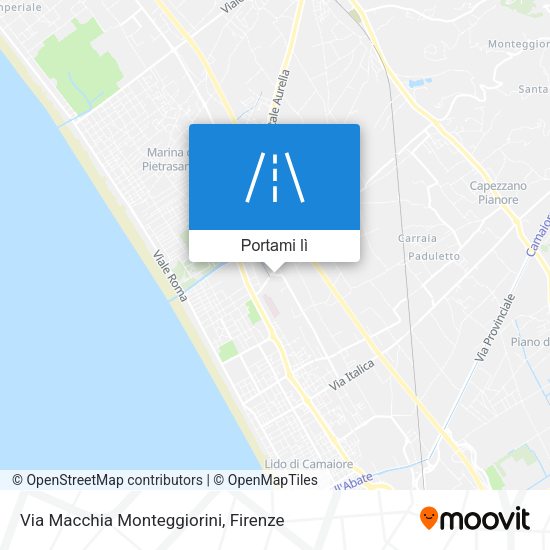 Mappa Via Macchia Monteggiorini
