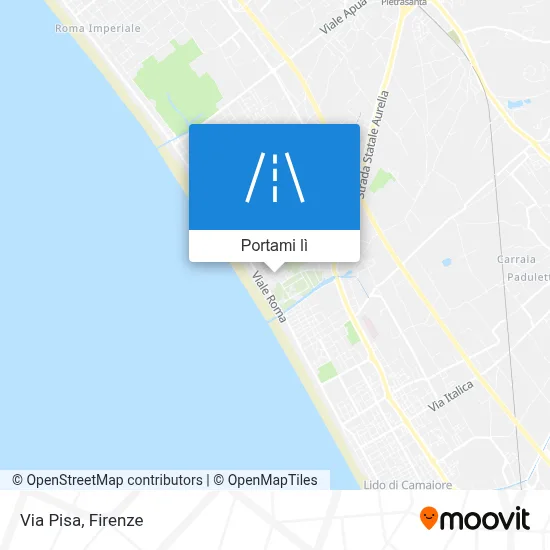 Mappa Via Pisa