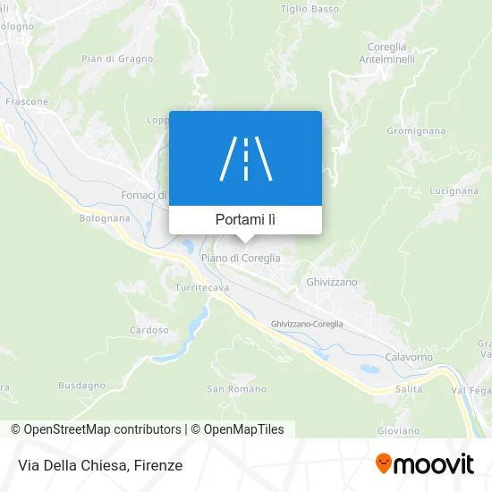 Mappa Via Della Chiesa