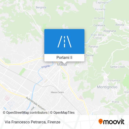 Mappa Via Francesco Petrarca