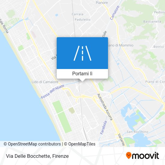 Mappa Via Delle Bocchette