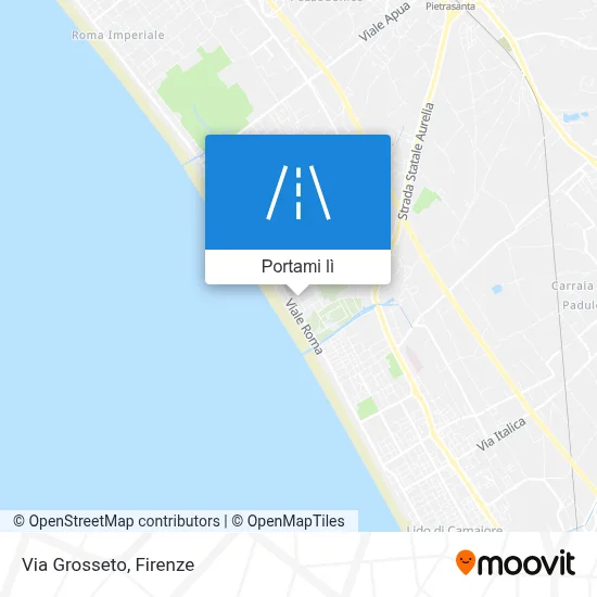 Mappa Via Grosseto