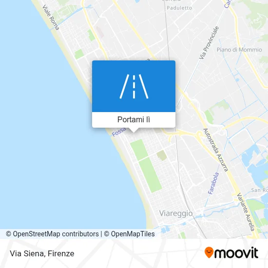 Mappa Via Siena