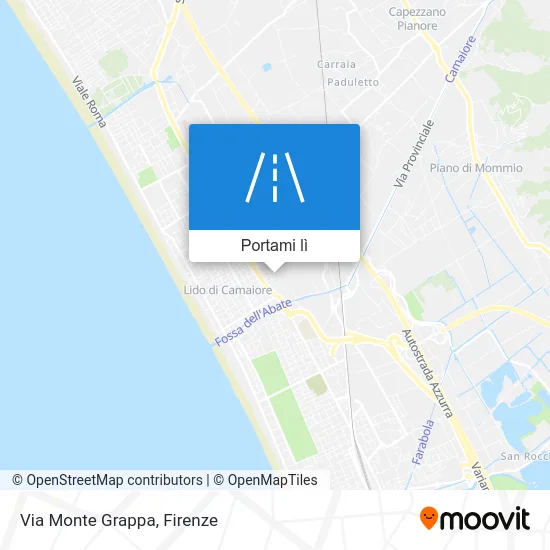 Mappa Via Monte Grappa