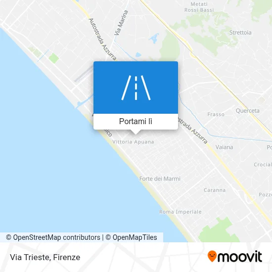 Mappa Via Trieste