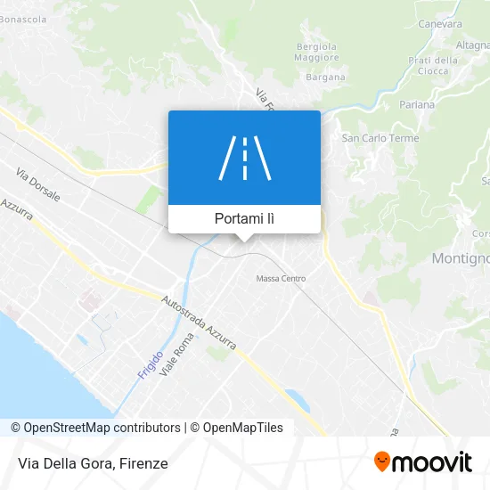 Mappa Via Della Gora