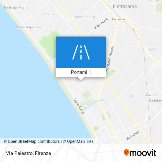 Mappa Via Palestro