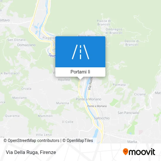 Mappa Via Della Ruga
