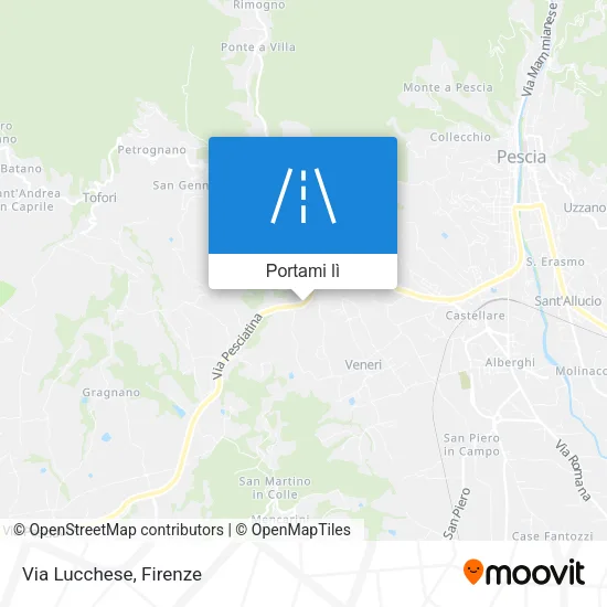 Mappa Via Lucchese