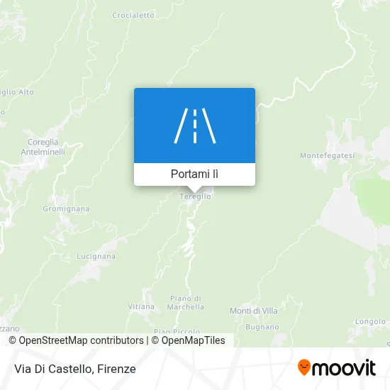 Mappa Via Di Castello