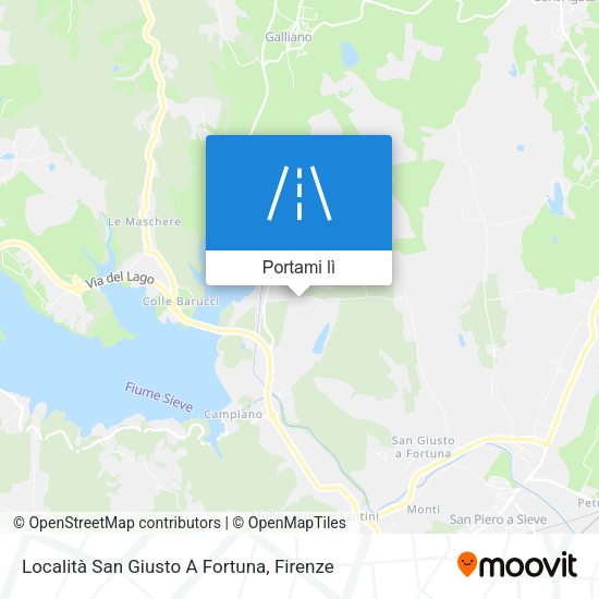 Mappa Località San Giusto A Fortuna