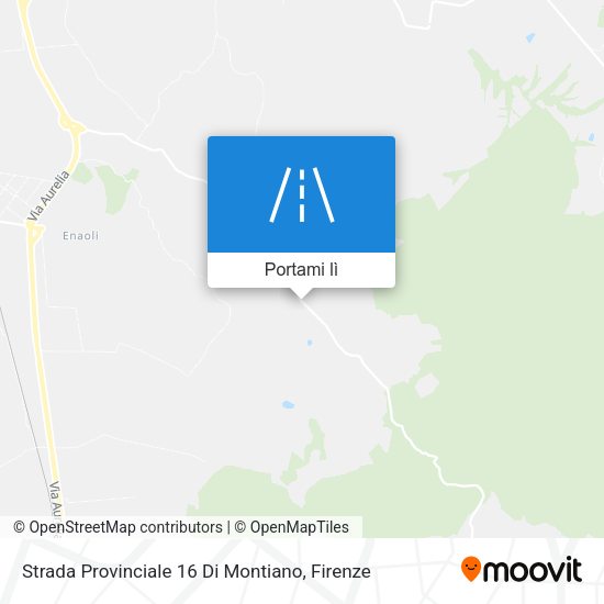 Mappa Strada Provinciale 16 Di Montiano