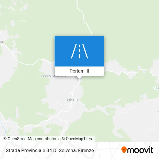 Mappa Strada Provinciale 34 Di Selvena
