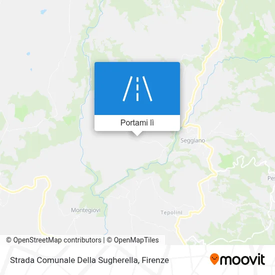 Mappa Strada Comunale Della Sugherella