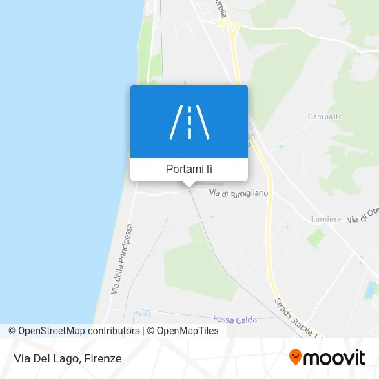 Mappa Via Del Lago