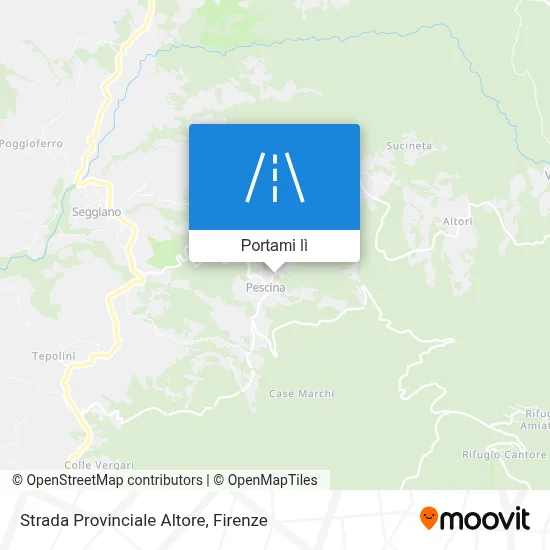 Mappa Strada Provinciale Altore