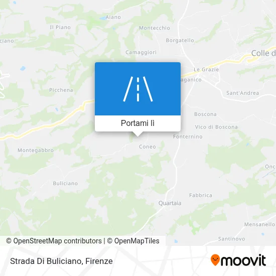 Mappa Strada Di Buliciano