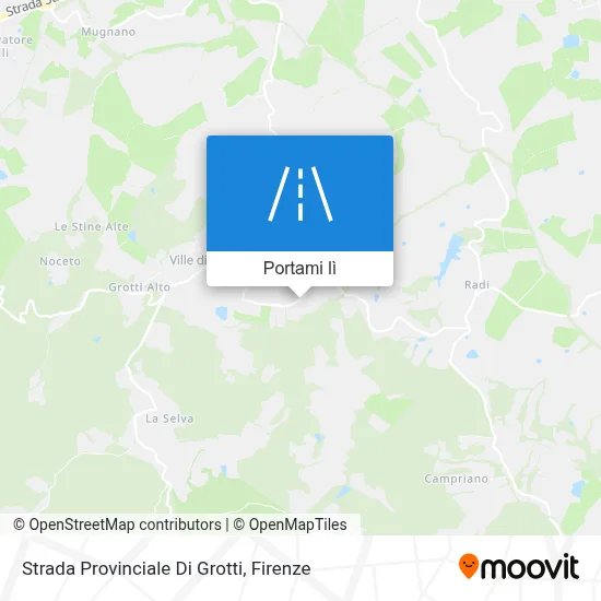 Mappa Strada Provinciale Di Grotti