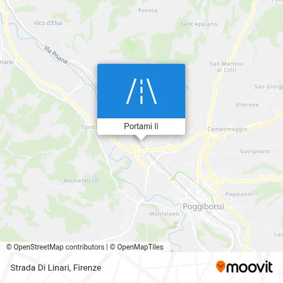 Mappa Strada Di Linari