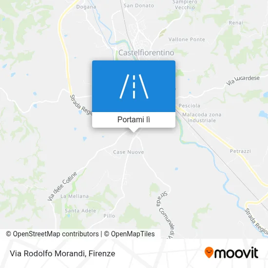 Mappa Via Rodolfo Morandi
