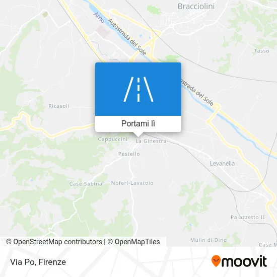 Mappa Via Po