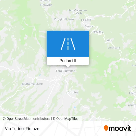 Mappa Via Torino