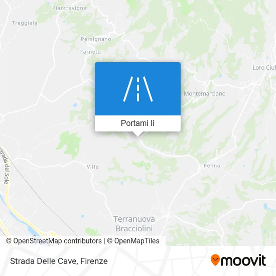 Mappa Strada Delle Cave