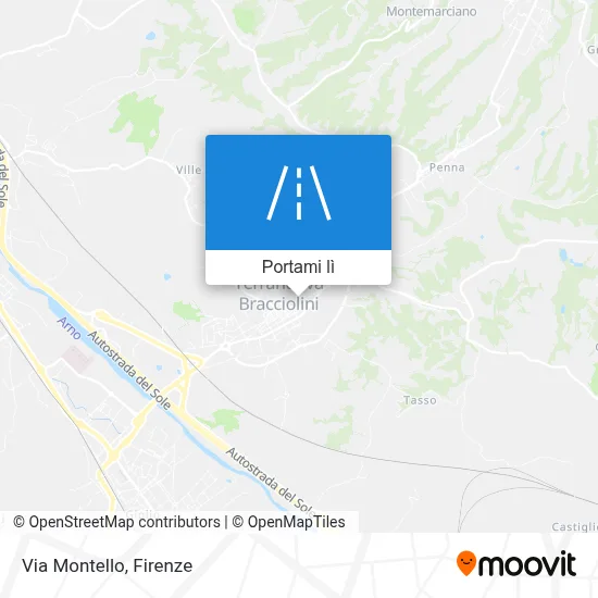 Mappa Via Montello