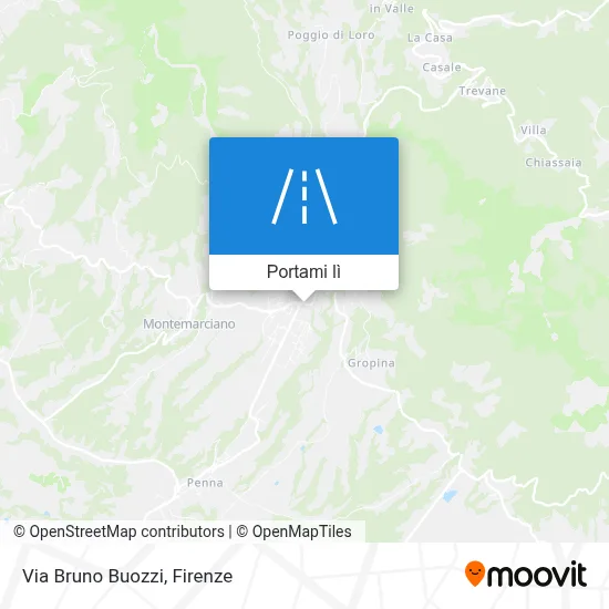 Mappa Via Bruno Buozzi