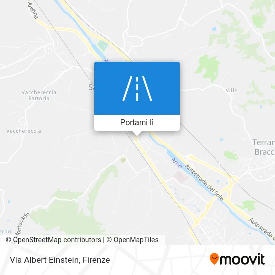 Mappa Via Albert Einstein