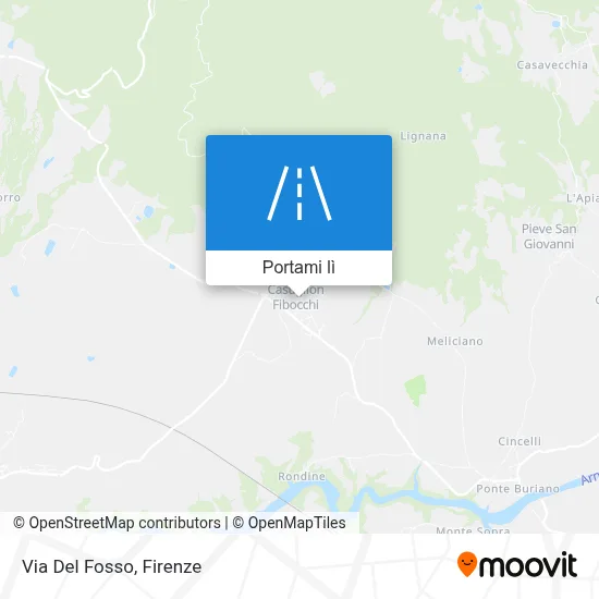 Mappa Via Del Fosso