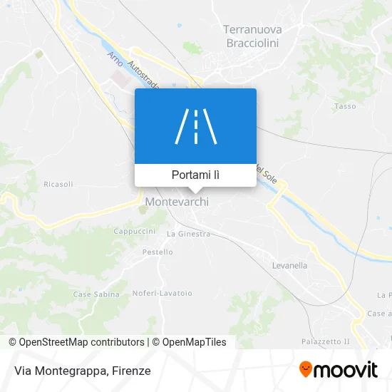 Mappa Via Montegrappa