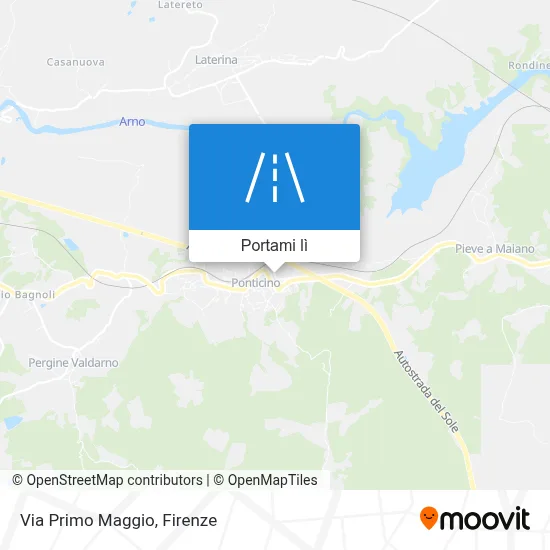 Mappa Via Primo Maggio