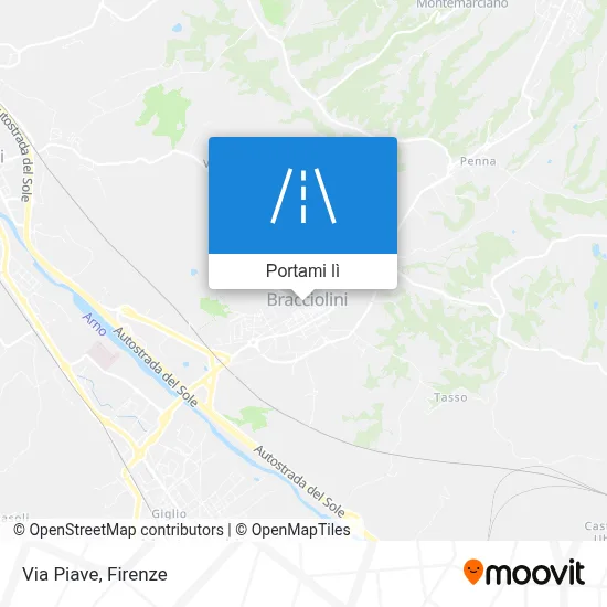Mappa Via Piave