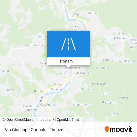 Mappa Via Giuseppe Garibaldi