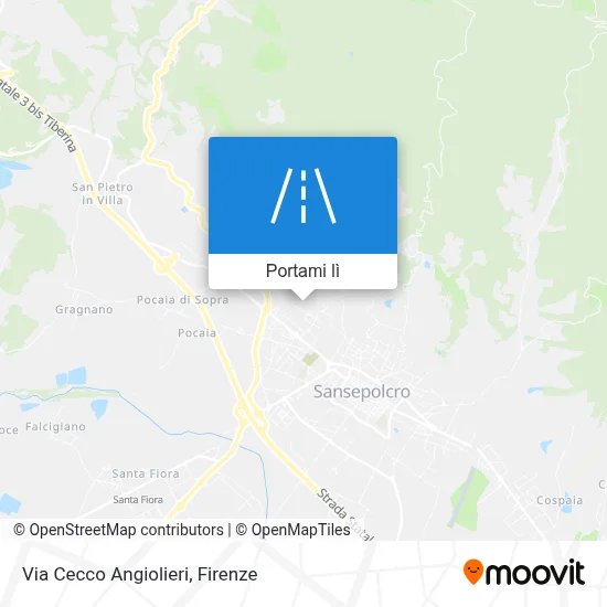 Mappa Via Cecco Angiolieri