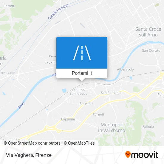 Mappa Via Vaghera