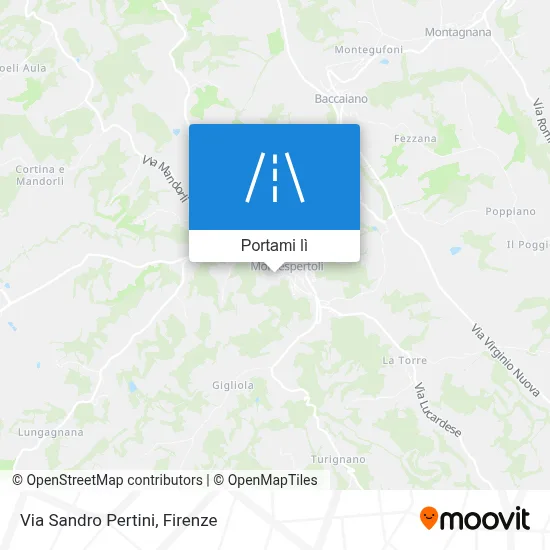 Mappa Via Sandro Pertini