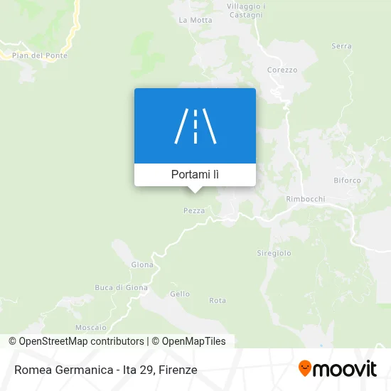 Mappa Romea Germanica - Ita 29