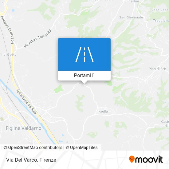Mappa Via Del Varco