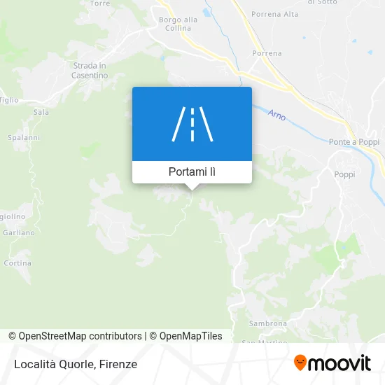 Mappa Località Quorle