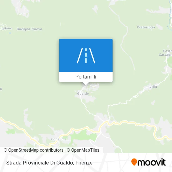 Mappa Strada Provinciale Di Gualdo